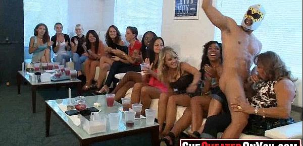  60 Cheating wives at underground fuck party orgy!18